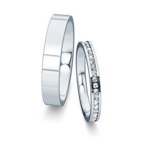 Trouwringen Infinity met diamanten 0,29ct