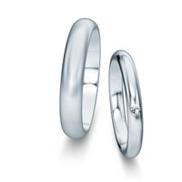 Trouwringen Delight/Heaven met diamant 0,03ct