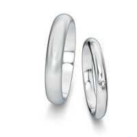 Trouwringen Delight/Heaven met diamant 0,03ct