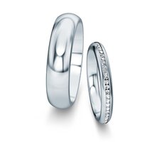 Trouwringen Delight/Heaven met diamanten 0,135ct