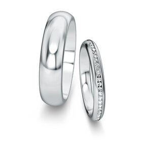 Trouwringen Delight/Heaven met diamanten 0,135ct