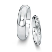 Trouwringen Delight/Heaven met diamanten 0,135ct