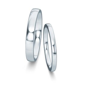Trouwringen Modern/Romance in 14K witgoud