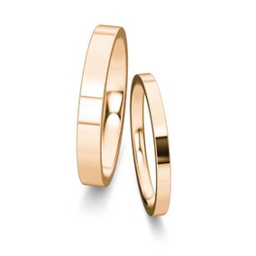 Trouwringen Infinity in 14K roségoud