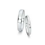 Trouwringen Modern/Romance in platina