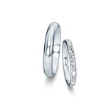 Trouwringen Heaven met diamant-Pavé 0,46ct