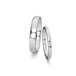 Trouwringen Modern/Romance in palladium