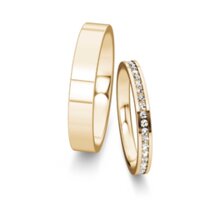 Trouwringen Infinity met diamanten 0,29ct