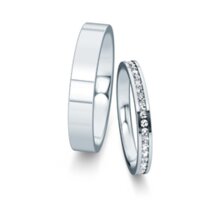 Trouwringen Infinity met diamanten 0,29ct