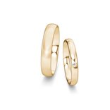 Trouwringen Classic/Eternal met diamant 0,03ct