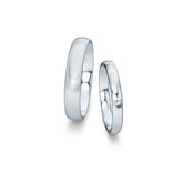 Trouwringen Classic/Eternal met diamant 0,03ct