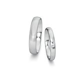 Trouwringen Classic/Eternal met diamant 0,03ct