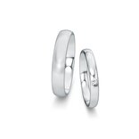 Trouwringen Classic/Eternal met diamant 0,03ct