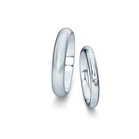 Trouwringen Heaven met diamant 0,03ct