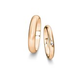 Trouwringen Heaven met diamant 0,03ct