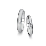 Trouwringen Heaven met diamant 0,03ct