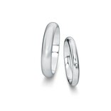 Trouwringen Heaven met diamant 0,03ct
