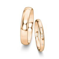 Trouwringen Classic/Eternal met diamant 0,06ct