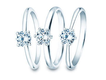 Lab-grown diamantringen