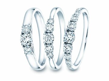3+ diamanten - ringen met 3 edelstenen en meer
