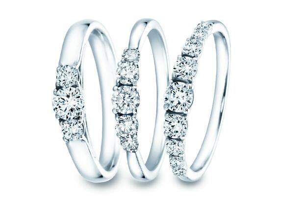 Verlovingsringen met 3 diamanten en meer