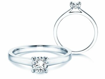 © Bague de fiançailles bague solitaire Modern Verlovingsring Modern in zilver | © Bague de fiançailles bague solitaire Modern