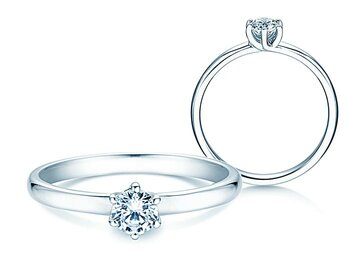 Verlovingsring Melody in zilver
