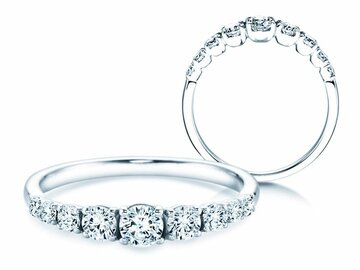 Verlovingsring 9 Diamonds