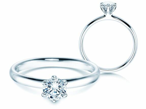 Verlovingsringen € 1.250, - tot € 2.000,- met diamant tot 0,50ct.