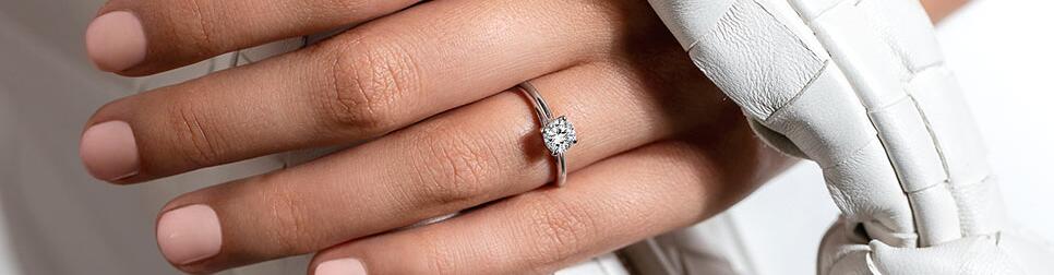 Verlovingsring met 1/2-karaats diamant