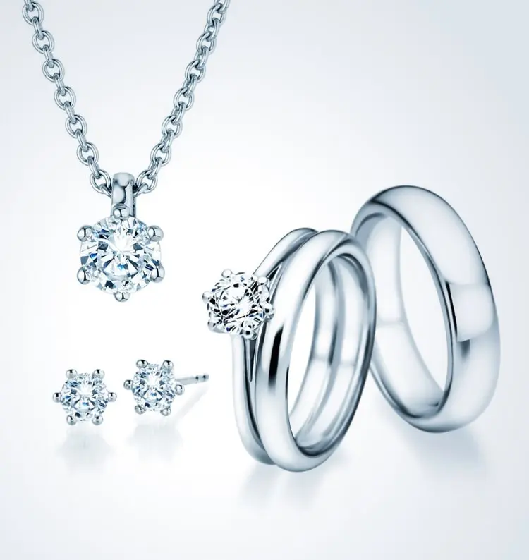 Beschouw de hele sieradenset als een eenheid