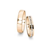 Trouwringen Infinity met diamanten 0,48ct