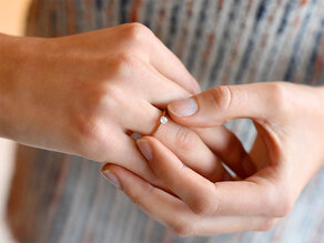 Verlovingsring Classic 4 in 9K roségoud met Lab-grown diamant 0,25ct E/VS