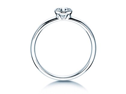 Verlovingsring Eternal in 14K witgoud met diamant 0,30ct H/SI