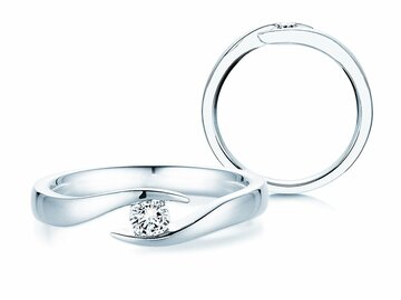 Verlovingsring Twist Lab-grown diamant