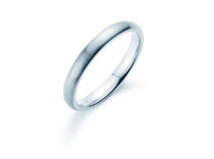Herenring Classic 2,5mm in zilver 925/- mat