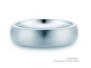 Model Classic 3mm in zilver 925/- mat