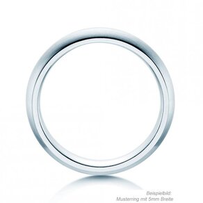 Model Classic 3mm in zilver 925/- mat