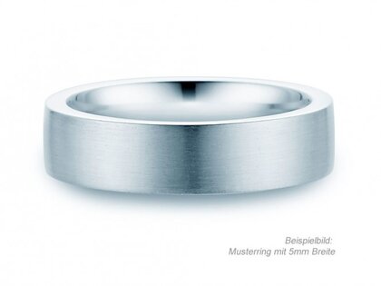 Model Modern 3mm in zilver 925/- mat
