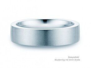 Model Modern 3mm in zilver 925/- mat