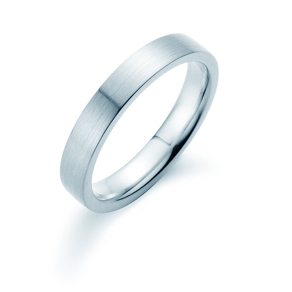 Model Modern 4mm in zilver 925/- mat