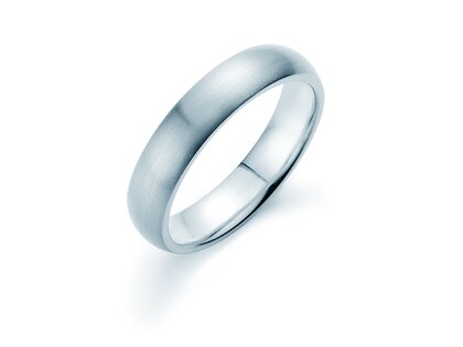 Model Classic 5mm in zilver 925/- mat
