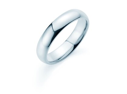 Model Classic 5mm in platina 950/- gepolijst