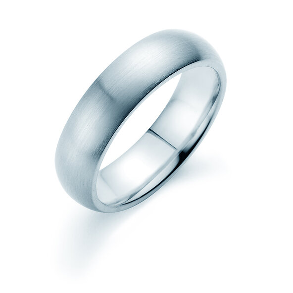 Model Classic 6mm in zilver 925/- mat