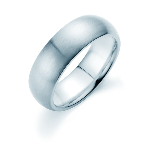 Model Classic 7mm in zilver 925/- mat