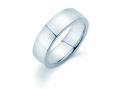 Model Modern 7mm in platina 950/- gepolijst