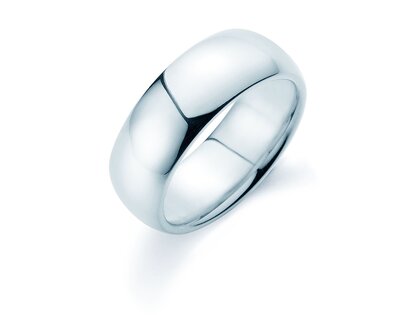 Herenring Classic 7,5mm in zilver 925/- gepolijst