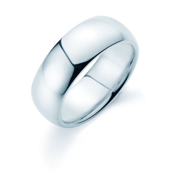 Herenring Classic 7,5mm in zilver 925/- gepolijst