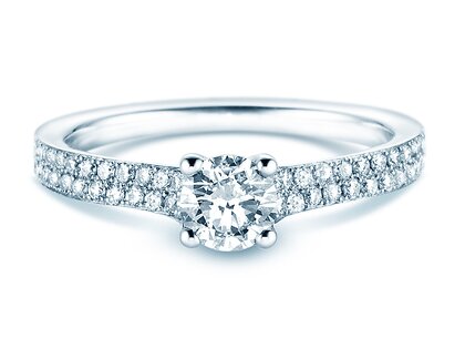 Verlovingsring Claire in 18K witgoud met diamanten 0,70ct G/SI