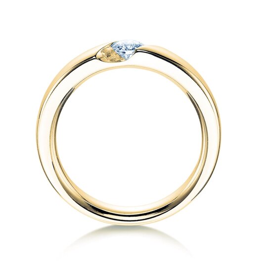 Verlovingsring Italic in 9K geelgoud met Lab-grown diamant 0,50ct E/VS